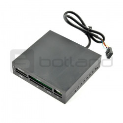 Wewnętrzny czytnik kart pamięci 6in1 Akyga AK-CA-37 - 3,5''