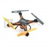 Dron quadrocopter OverMax X-Bee drone 3.1 plus wi-fi 2.4GHz z kamerą FPV czarno-pomarańczowy - 34cm + 2 dodatkowe akumulatory - zdjęcie 1
