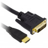 Przewód HDMI - DVI-D - dł. 1,8 m - zdjęcie 1