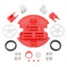 Pololu Romi Chassis Kit - 2-kołowe podwozie robota - czerwone - zdjęcie 2