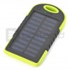 Mobilna bateria PowerBank Esperanza Solar Sun EMP109KG 5200mAh - zielona - zdjęcie 1