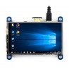 Ekran dotykowy rezystancyjny LCD 4'' 800x480px IPS HDMI + GPIO dla Raspberry Pi 3/2/B+ - zdjęcie 7
