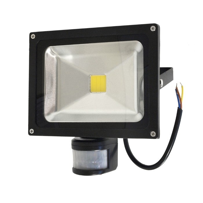 Lampa zewnętrzna LED ART HQ PIR z czujnkiem ruchu, 20W, 1800lm, IP65, AC80-265V, 4000K - biała neutralna