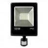 Lampa zewnętrzna LED ART SMD PIR z czujnkiem ruchu, 50W, 3000lm, IP65, AC80-265V, 4000K - biała neutralna - zdjęcie 5