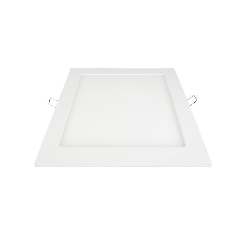 Panel LED ART SLIM podtynkowy kwadratowy 22cm, 18W, 1260lm, AC80-265V, 3000K - biała ciepła