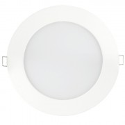 Panel LED ART podtynkowy okrągły 18cm, 16W, 1000lm, AC80-265V, 3000K - biała ciepła