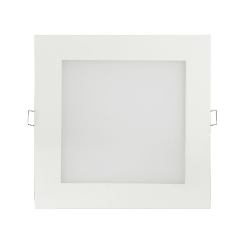 Panel LED ART podtynkowy kwadratowy 18cm, 16W, 1000lm, AC80-265V, 3000K - biała ciepła