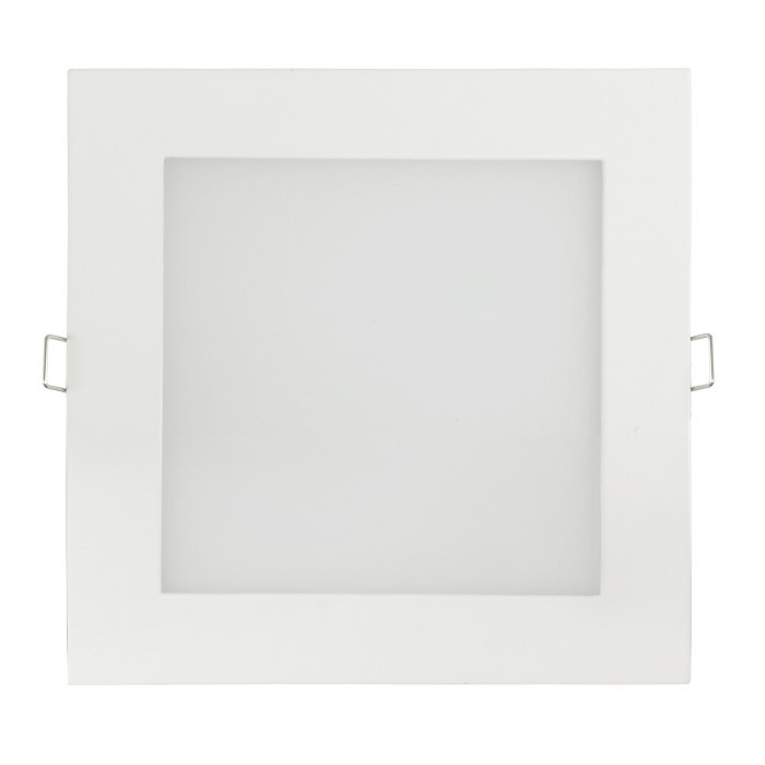Panel LED ART podtynkowy kwadratowy 18cm, 16W, 1000lm, AC80-265V, 3000K - biała ciepła