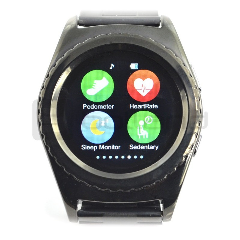 SmartWatch NO.1 G4 czarny - inteligetny zegarek