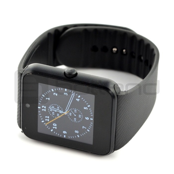 SmartWatch GT08 NFC SIM czarny - inteligetny zegarek z funkcją telefonu