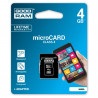 Karta pamięci Goodram micro SD / SDHC 4GB klasa 4 z adapterem - zdjęcie 1