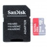 Karta pamięci SanDisk Ultra microSD 64GB 80MB/s UHS-I klasa 10 z adapterem - zdjęcie 1