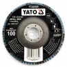 Tarcza ściernica listkowa Yato YT-83335 - wypukła - 125x7mm - zdjęcie 1