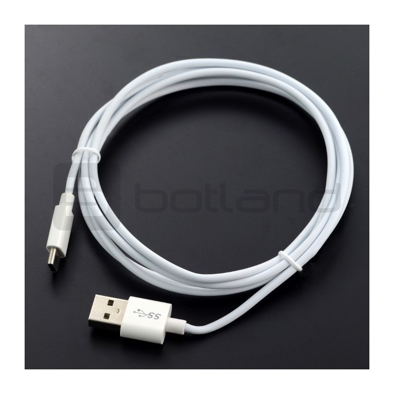 Przewód USB 2.0 typ A - USB 2.0 typ C Tracer - 3m biały