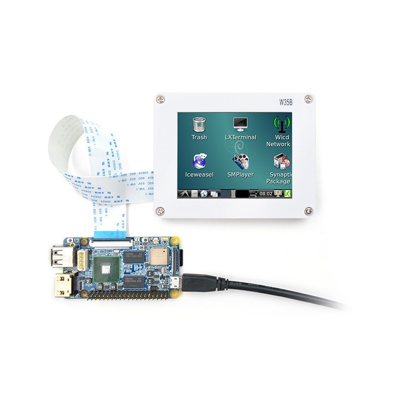 Ekran dotykowy rezystancyjny W35B LCD TFT 3,5'' 320x240px dla NanoPi 2