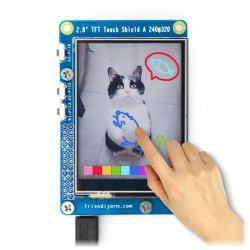 Wyświetlacz dotykowy 2.8'' TFT Shield dla NanoPi