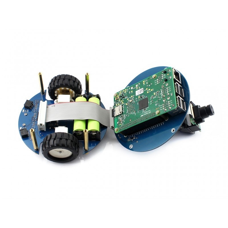 AlphaBot2 - Pi Acce Pack - 2-kołowa platforma robota z czujnikami i napędem DC oraz kamerą dla Raspberry Pi