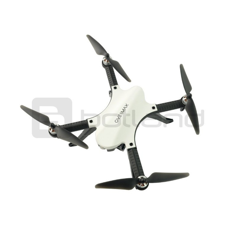 Dron quadrocopter OverMax X-Bee drone 8.0 WiFi 2.4GHz z kamerą FPV 4K - 54cm