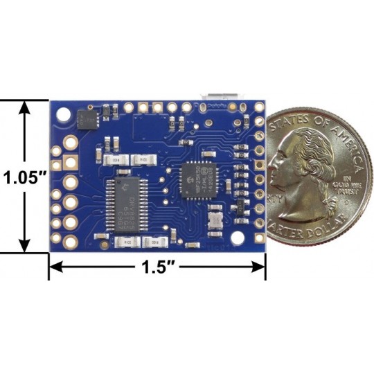 Tic T825 - USB-контролер крокового двигуна 45 В/2,5 А - Зібраний - Pololu 3130