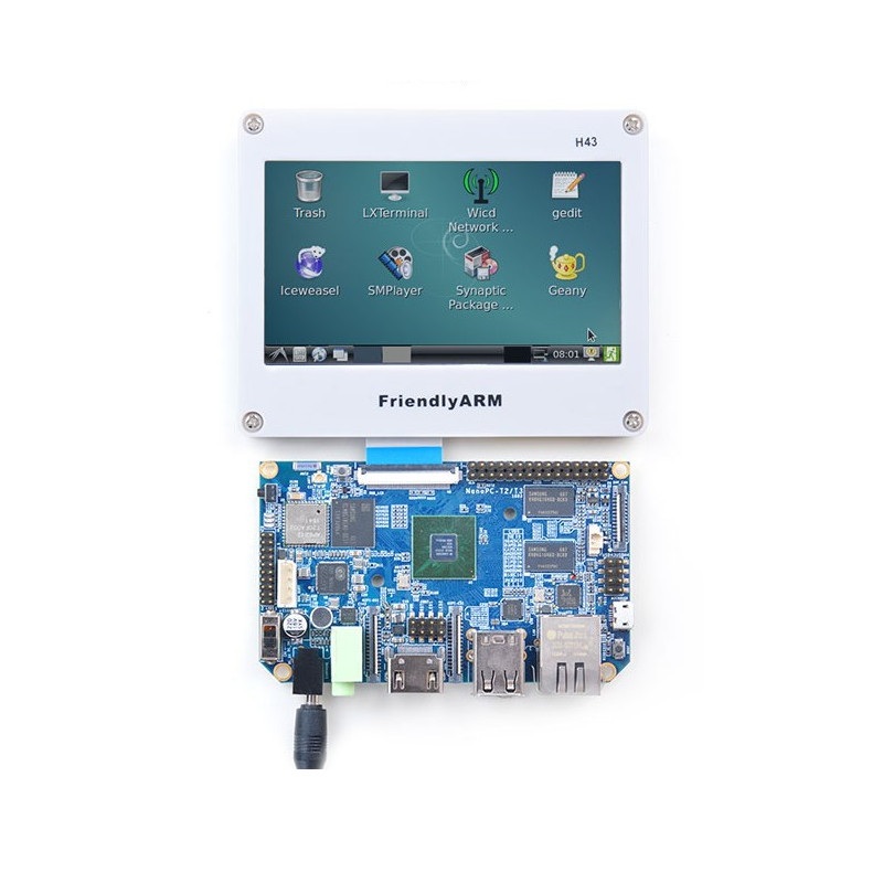 Ekran dotykowy rezystanacyjny H43 LCD 4,3'' 480x272px dla NanoPi