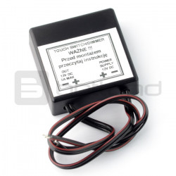 Dotykowy włącznik / wyłącznik zasilania taśm LED - do płyty meblowej