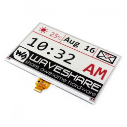 Waveshare E-paper E-Ink (B) 7,5'' 640x384px - wyświetlacz trójkolorowy (bez modułu)