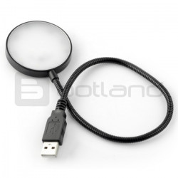 Lampka 12 LED giętka na USB - różne kolory