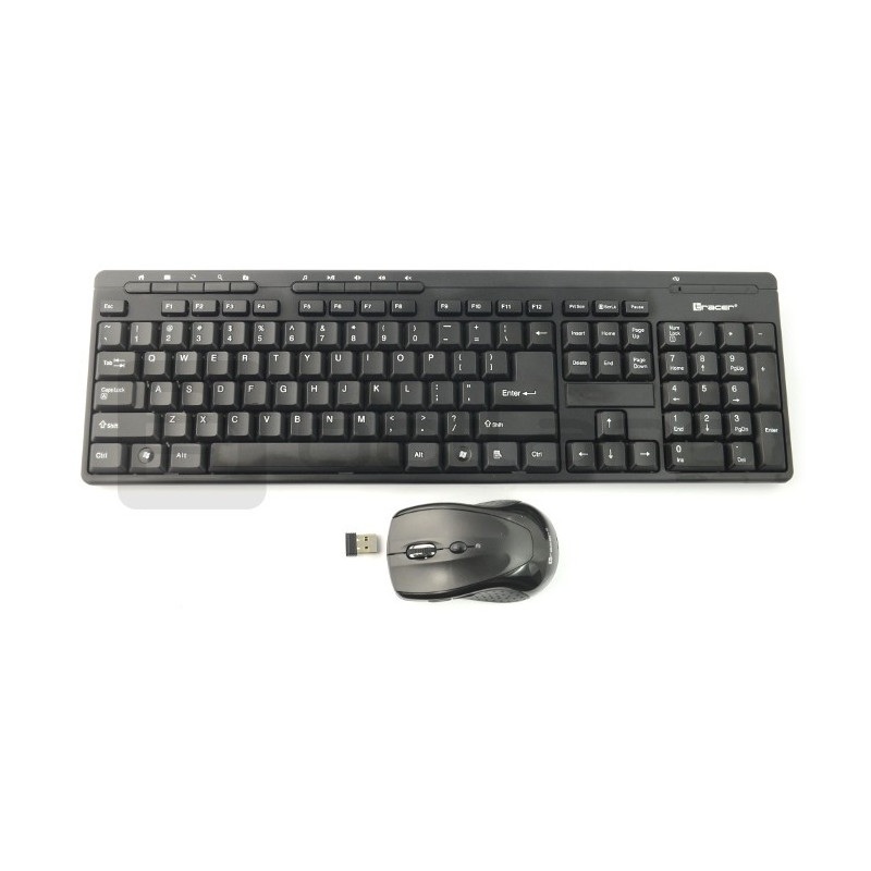 Zestaw bezprzewodowy Tracer BlackJack RF nano USB klawiatura + mysz