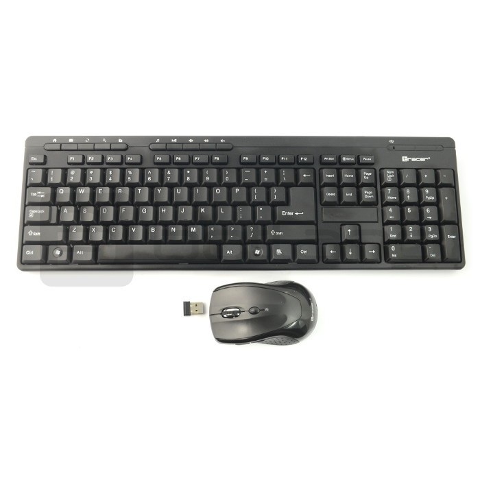 Zestaw bezprzewodowy Tracer BlackJack RF nano USB klawiatura + mysz
