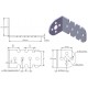 Mocowania aluminiowe Pololu 15.5D mm Mocowania aluminiowe Pololu 15.5D mm