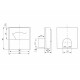 Woltomierz analogowy - panelowy 91C16 mini - 30V DC Woltomierz analogowy - panelowy 91C16 mini - 30V DC