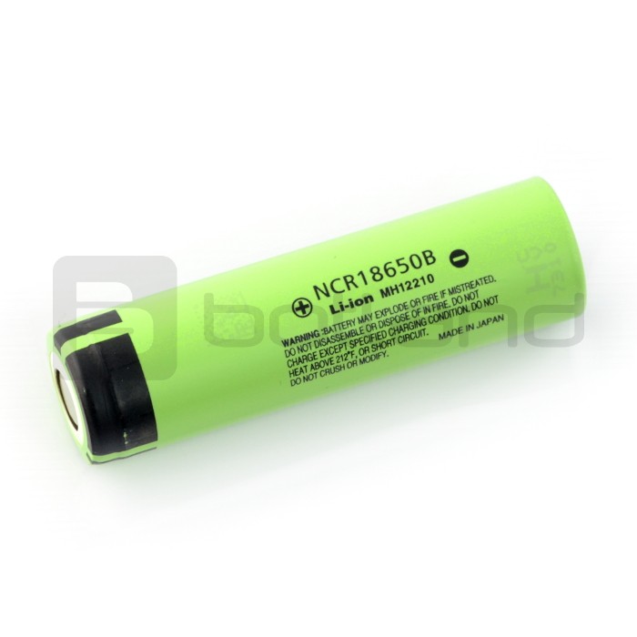 Ogniwo 18650 Li-Ion Panasonic NCR18650B 3400mAh