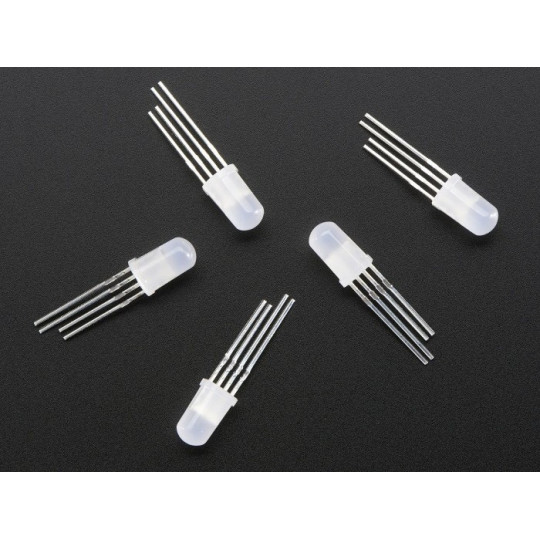 NeoPixel - WS2812B світлодіод 5 мм - 5 шт. - Adafruit 1938