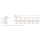 MakeBlock 60016 - Belka 0824-080 - niebieski - 4szt. MakeBlock 60016 - Belka 0824-080 - niebieski - 4szt.