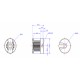 MakeBlock 83003 - plastikowe koło zębate 62T - 2szt. MakeBlock 83003 - plastikowe koło zębate 62T - 2szt.