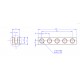 MakeBlock 60510 - belka 0808-040 - typ B - niebieski - 4szt. MakeBlock 60510 - belka 0808-040 - typ B - niebieski - 4szt.