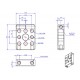 MakeBlock 84780 - hub zaciskowy na wał 8mm MakeBlock 84780 - hub zaciskowy na wał 8mm