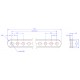 MakeBlock 60717 - belka 0412-156 - niebieski - 4szt. MakeBlock 60717 - belka 0412-156 - niebieski - 4szt.