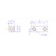 MakeBlock 60504 -belka 0808-024 - niebieski - 4szt. MakeBlock 60504 -belka 0808-024 - niebieski - 4szt.