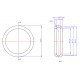 MakeBlock 87033 - opona 64x16mm - 4szt. MakeBlock 87033 - opona 64x16mm - 4szt.
