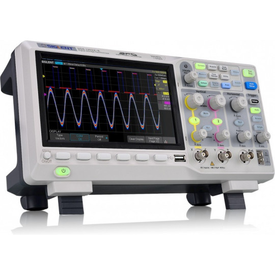 Двухканальный осциллограф Siglent SDS1202X-E 200 МГц