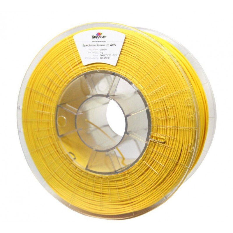 Filament Spectrum ABS 1,75mm 1kg - Tweety Yellow