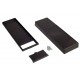 Obudowa plastikowa Kradex Z32B - 188x59x26mm czarna Obudowa plastikowa Kradex Z32B - 188x59x26mm czarna