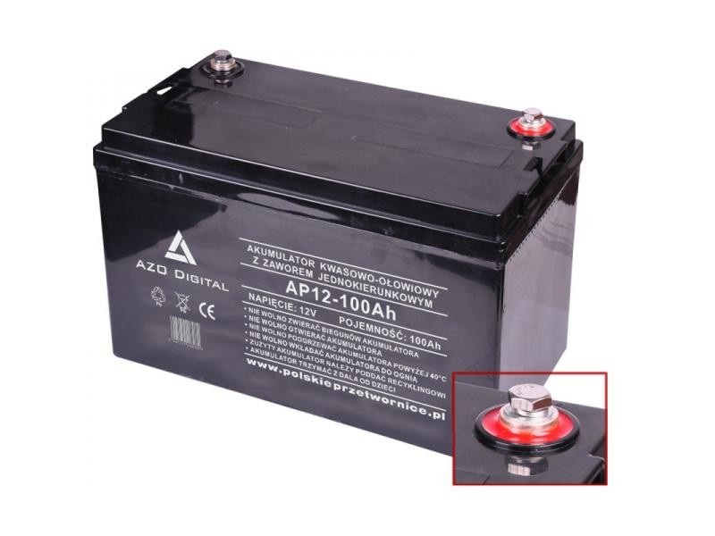 Akumulator bezobsługowy AP12-100 12V / 100Ah VRLA AGM