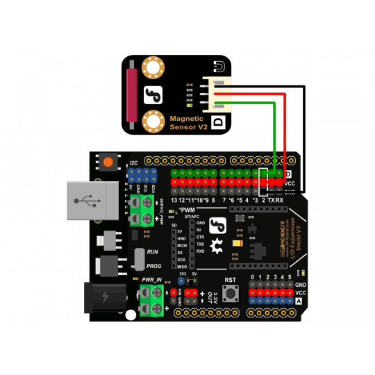 DFRobot Gravity - цифровий датчик магнітного поля