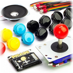 Zestaw Picade - retro konsola - nakładka dla Raspberry Pi + akcesoria