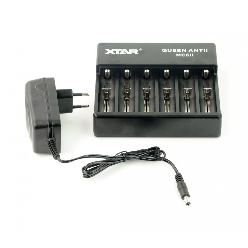 Ładowarka akumulatorów Li-Ion - XTAR MC6 II - AA, AAA 1-6 szt.