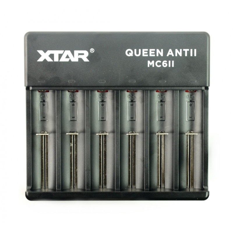 Ładowarka akumulatorów Li-Ion - XTAR MC6 II - AA, AAA 1-6 szt.
