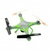 Dron quadrocopter OverMax X-Bee drone 3.1 Plus Wi-Fi 2.4GHz z kamerą FPV szaro-zielony - 34cm + 2 dodatkowe akumulatory - zdjęcie 1