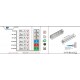 Oświetlenie LED do półek NSP-50 - 3diody, biały-ciepły - 12V / 0.24W Oświetlenie LED do półek NSP-50 - 3diody, biały-ciepły - 12V / 0.24W